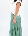 Aralyn Tiered Lace Skirt