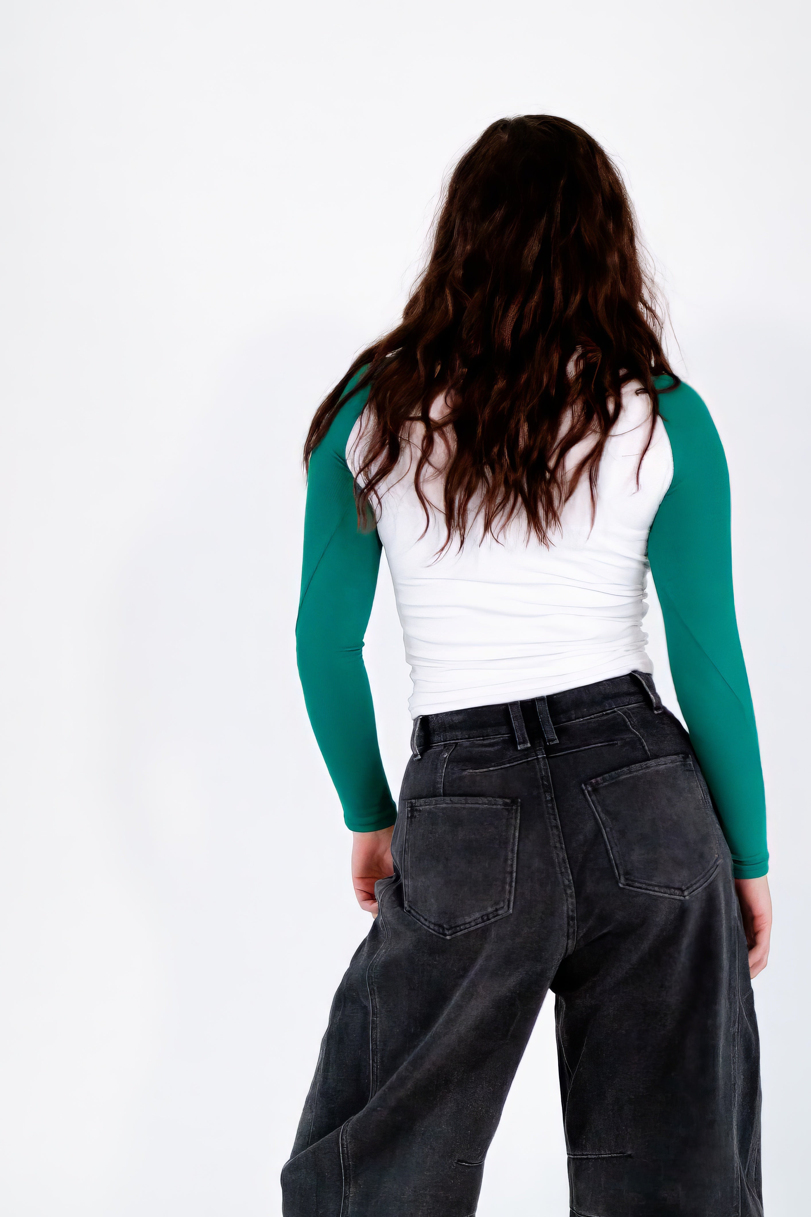 Etna Raglan Top・Green