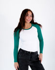 Etna Raglan Top・Green