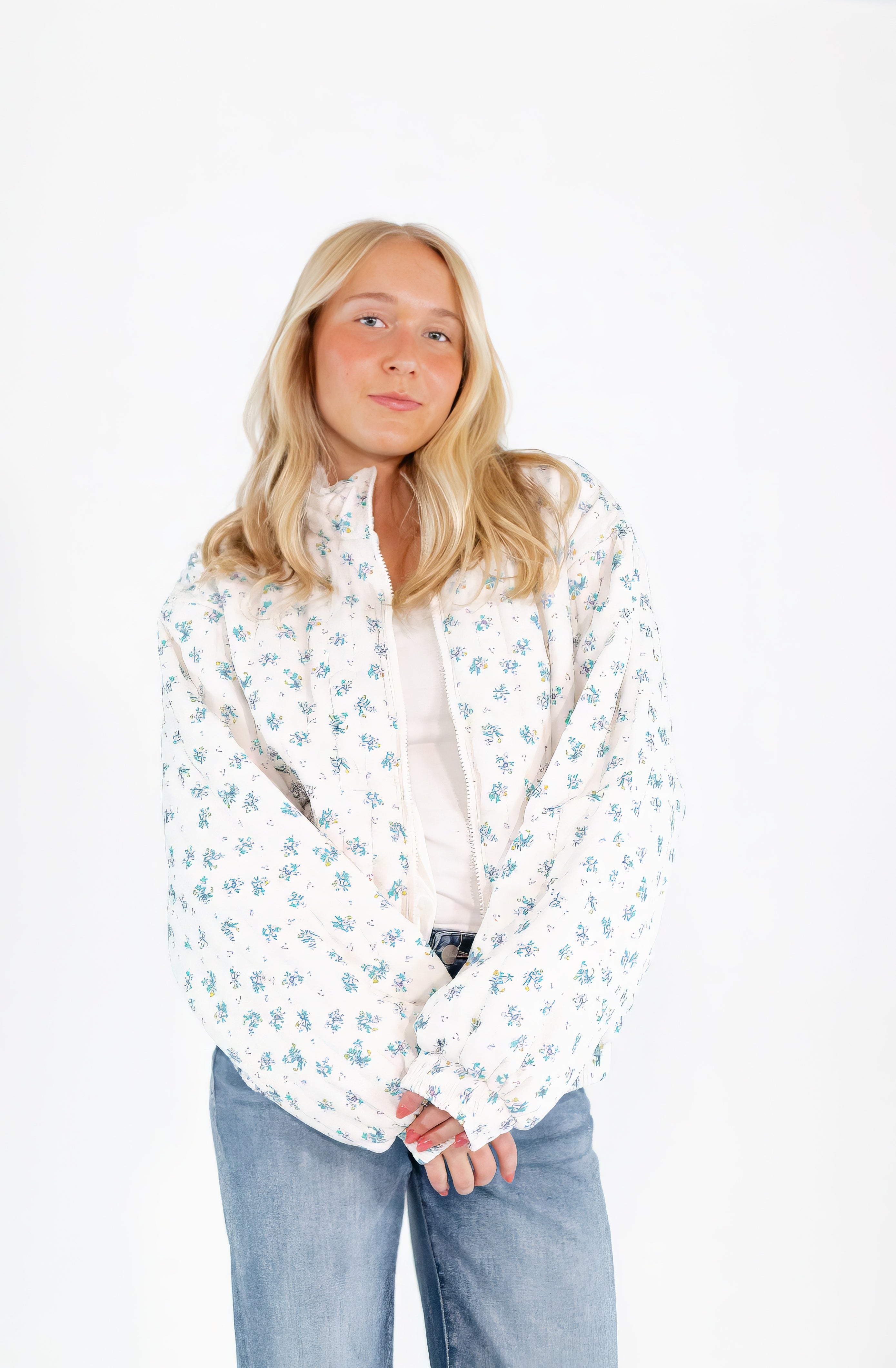 Crosbie Floral Puffer Jacket