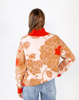 Richfield Floral Half-Zip・Rust