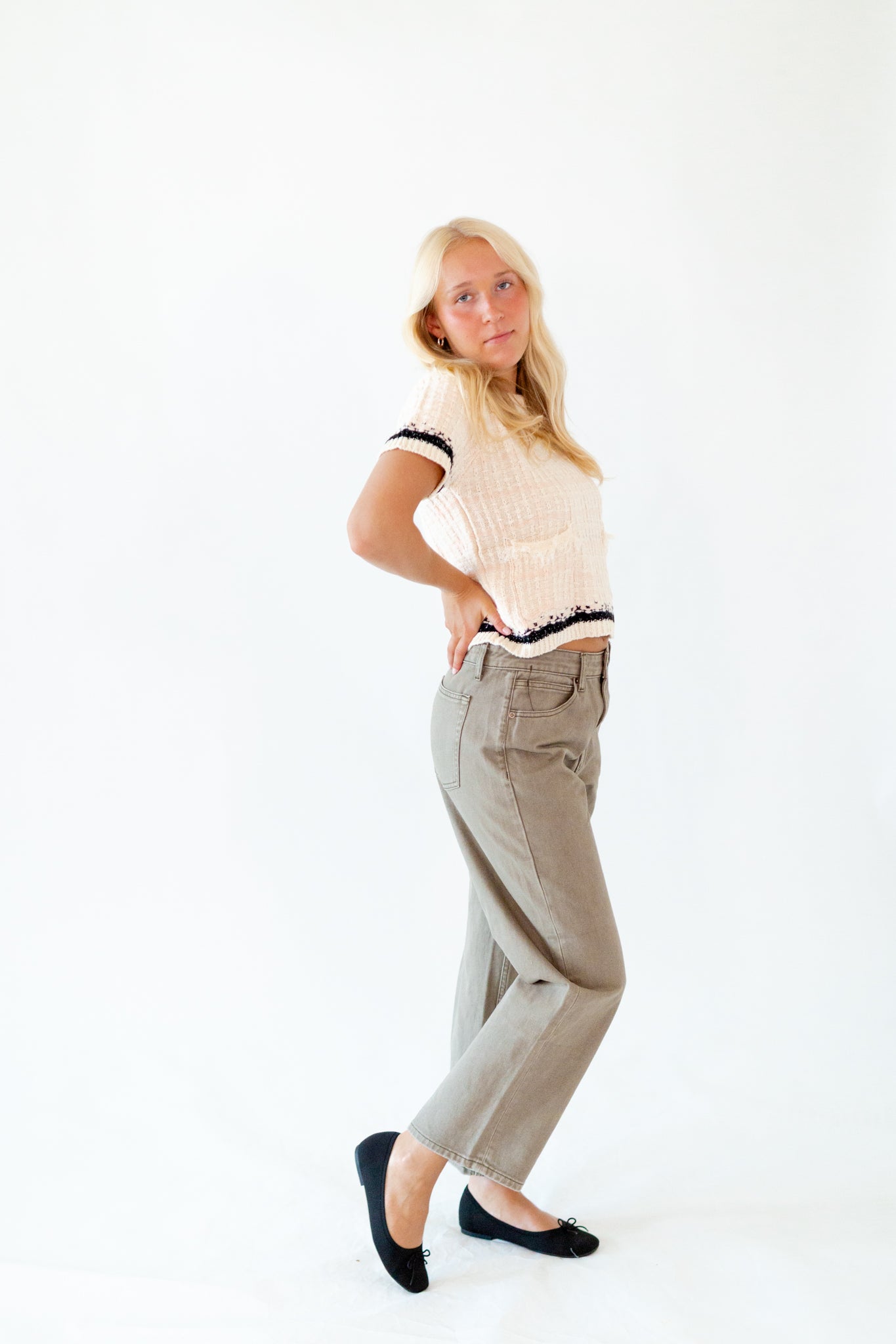 Harmony Tweed Top