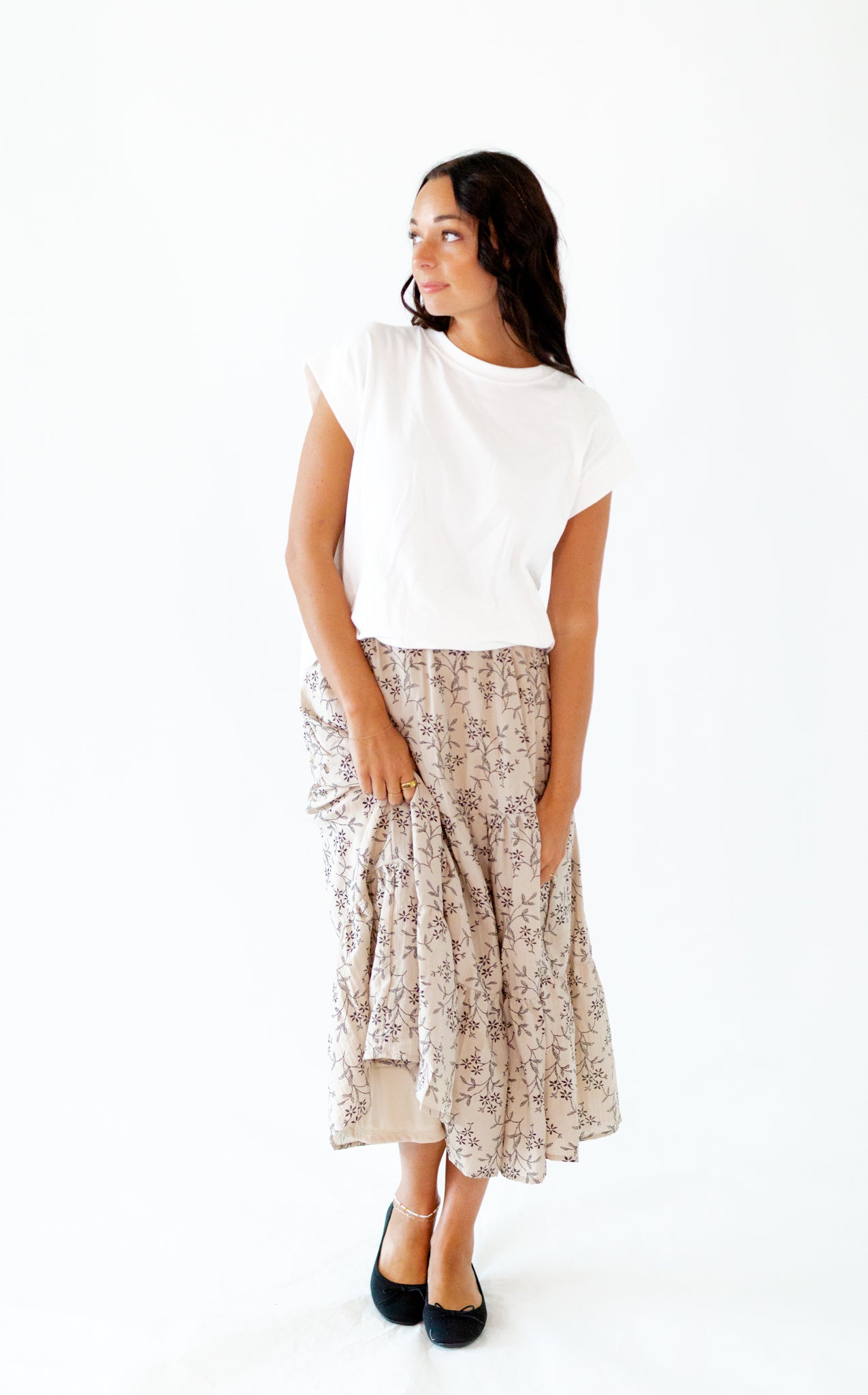 Herra Botanical Floral Skirt