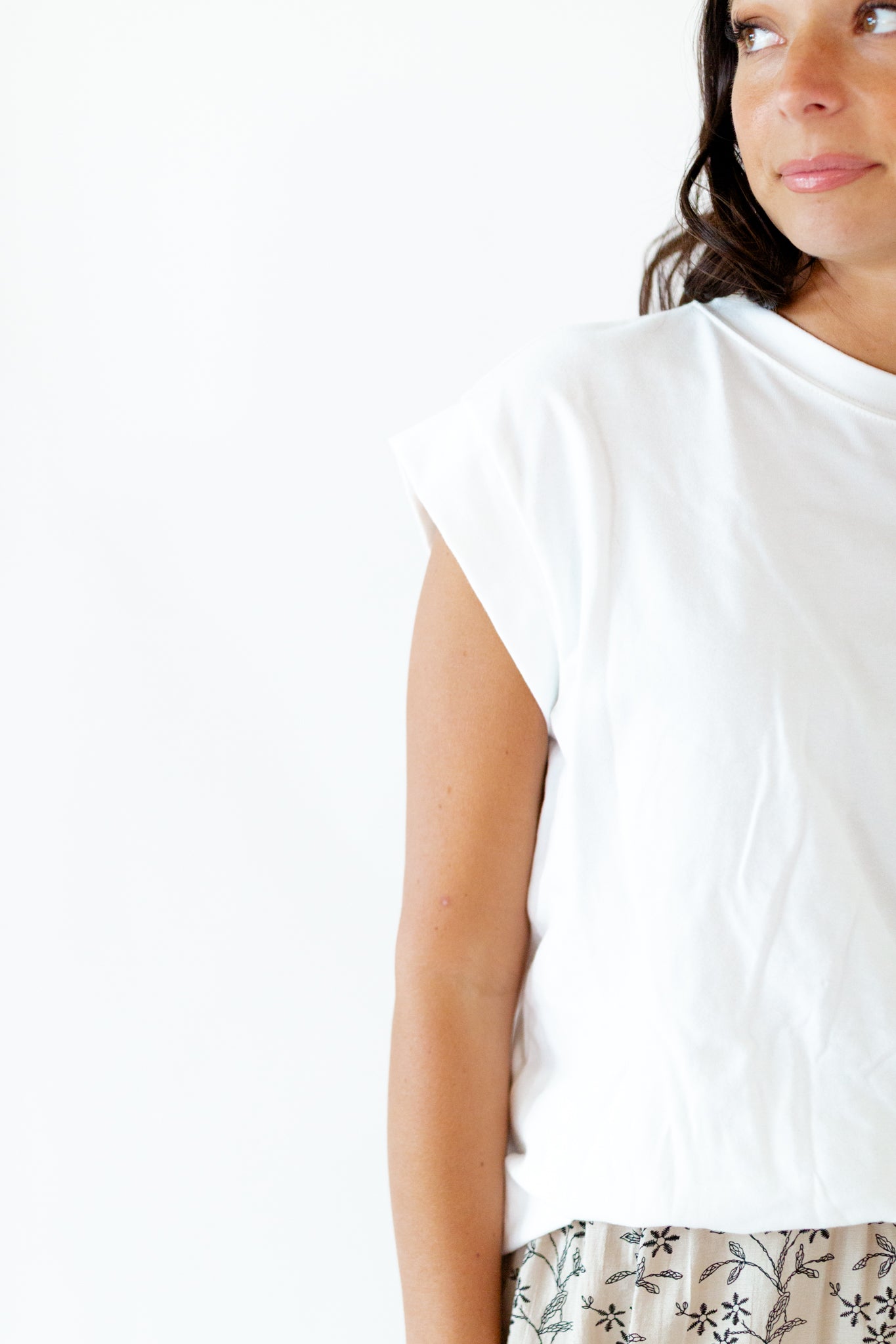 Higgins Muscle Tee · Ivory