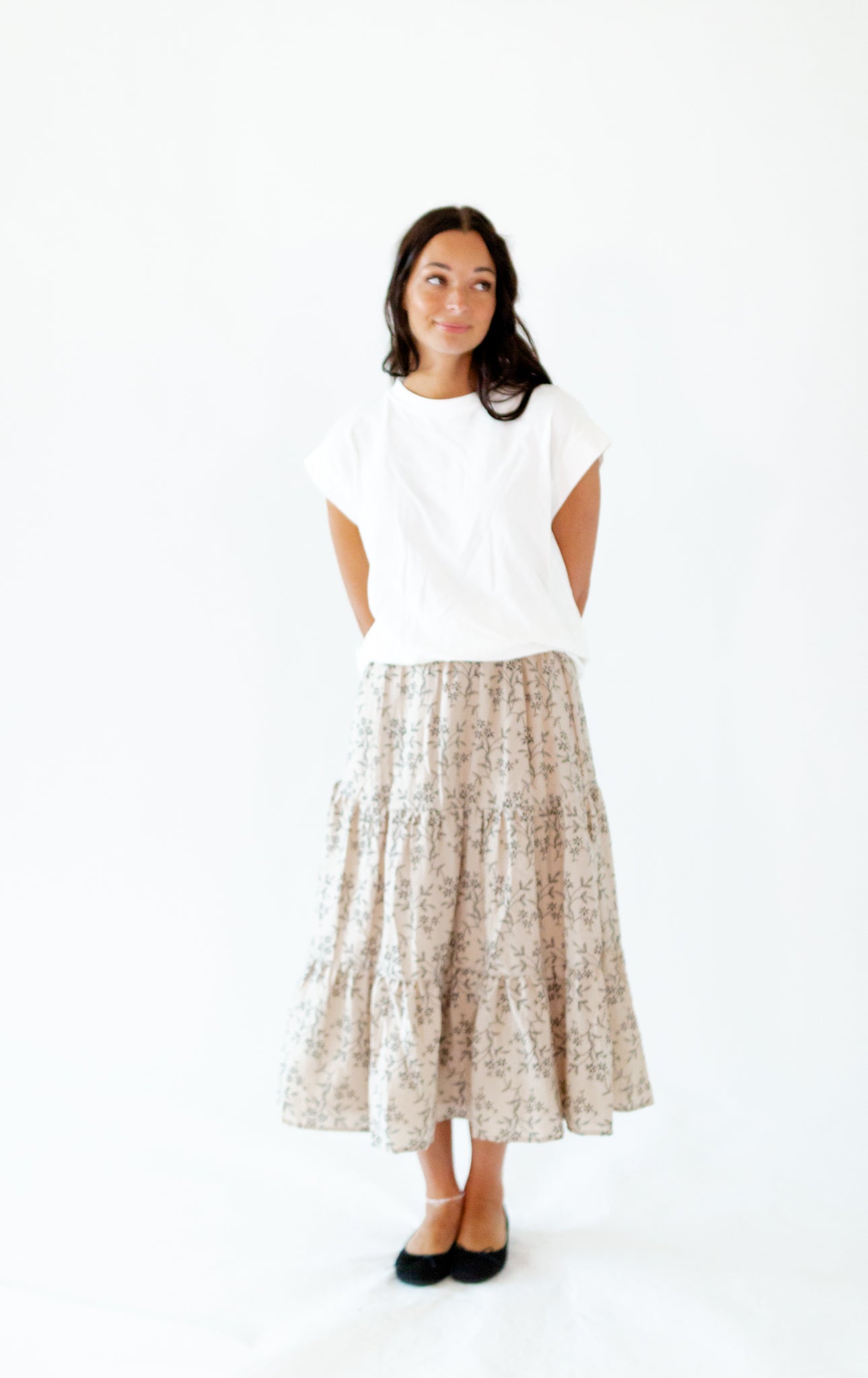 Herra Botanical Floral Skirt