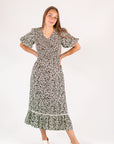 Adrienne Floral Dress・Olive