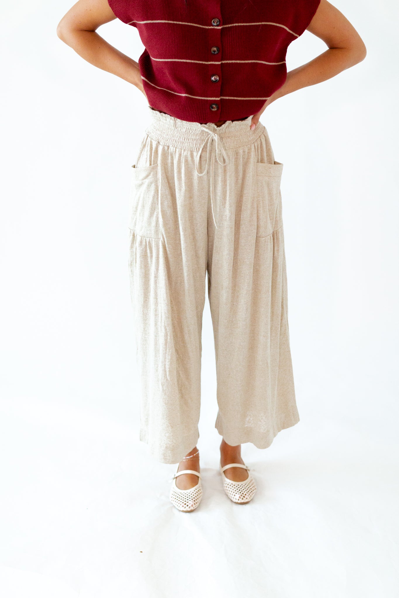 Ryland Smocked Waist Pants