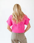 Tobie Crochet Knit Top