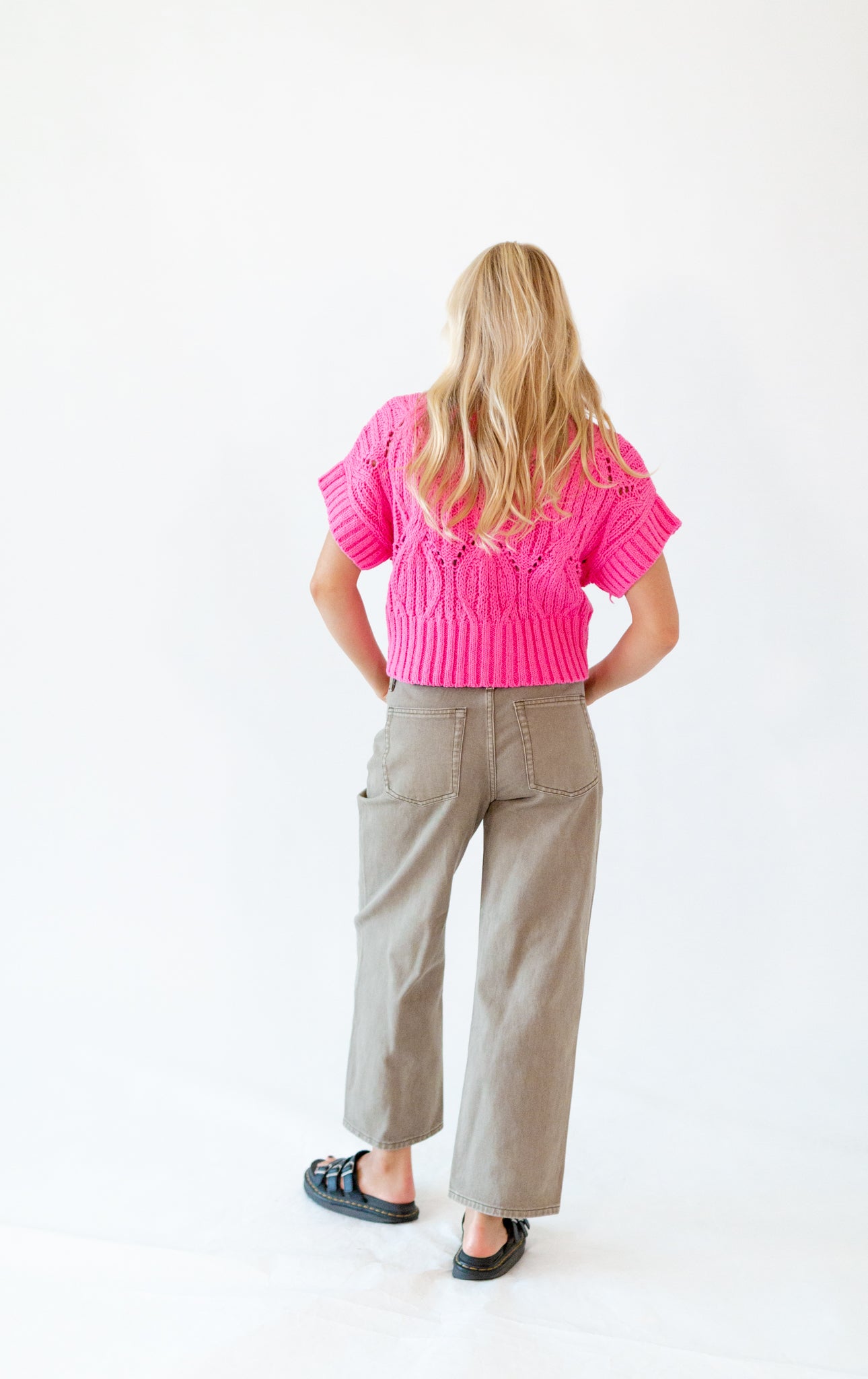 Tobie Crochet Knit Top