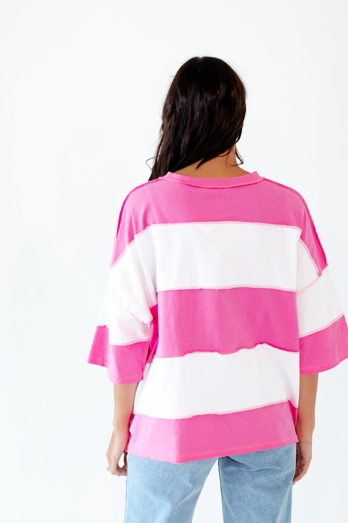 Mila Oversized Striped Tee