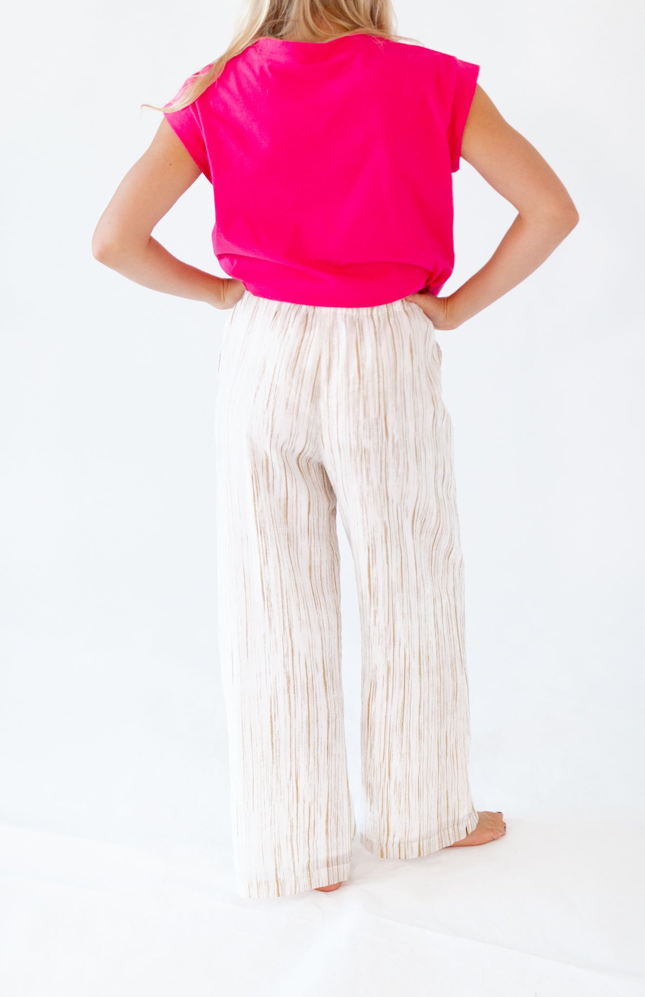 Elizabeth Striped Breezy Pants