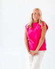 Higgins Muscle Tee · Fuchsia