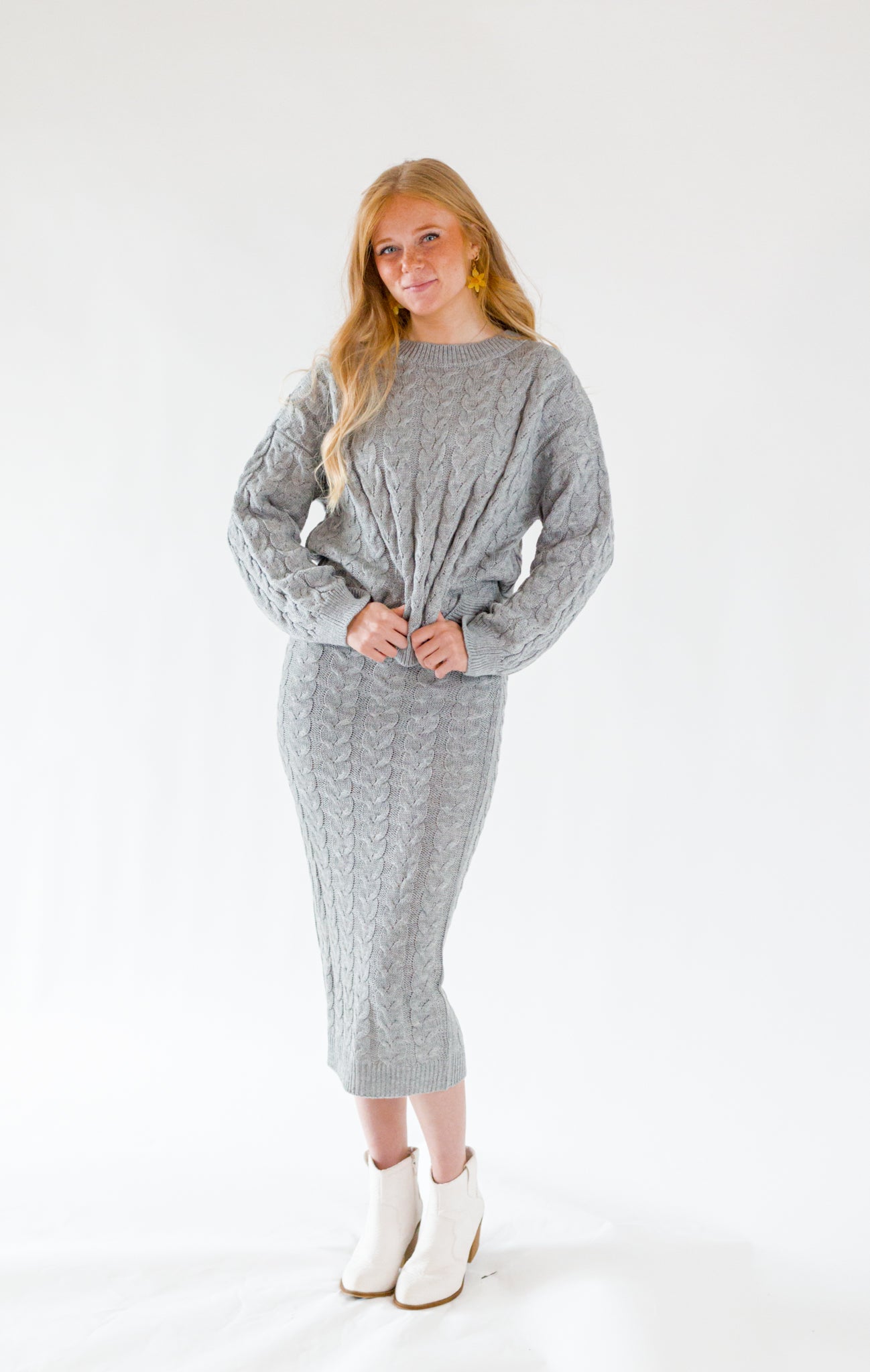 Minnie Cable Knit Set