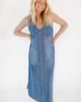 Oda Denim Maxi Dress