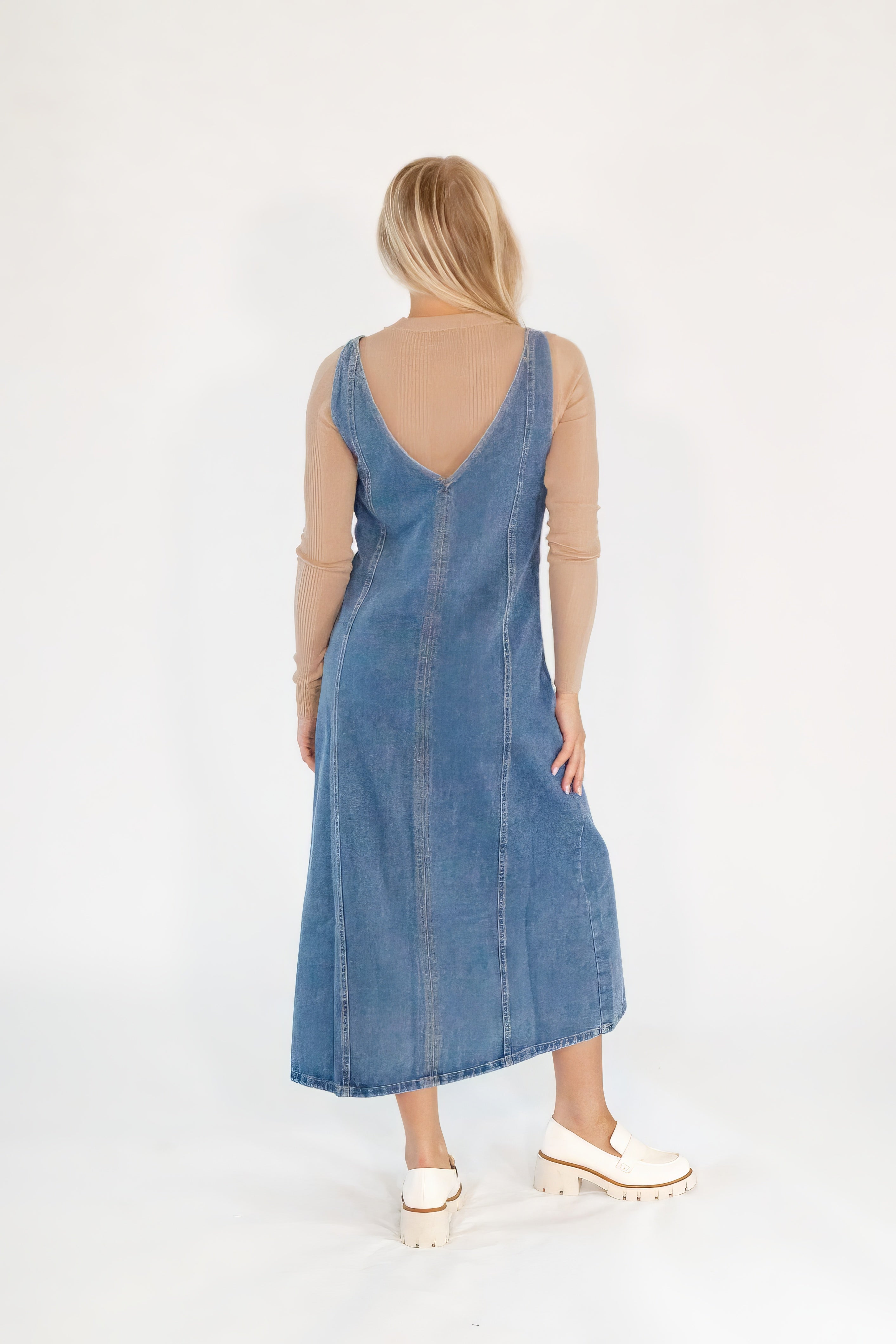 Oda Denim Maxi Dress