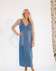 Oda Denim Maxi Dress