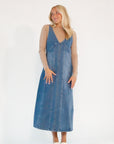 Oda Denim Maxi Dress