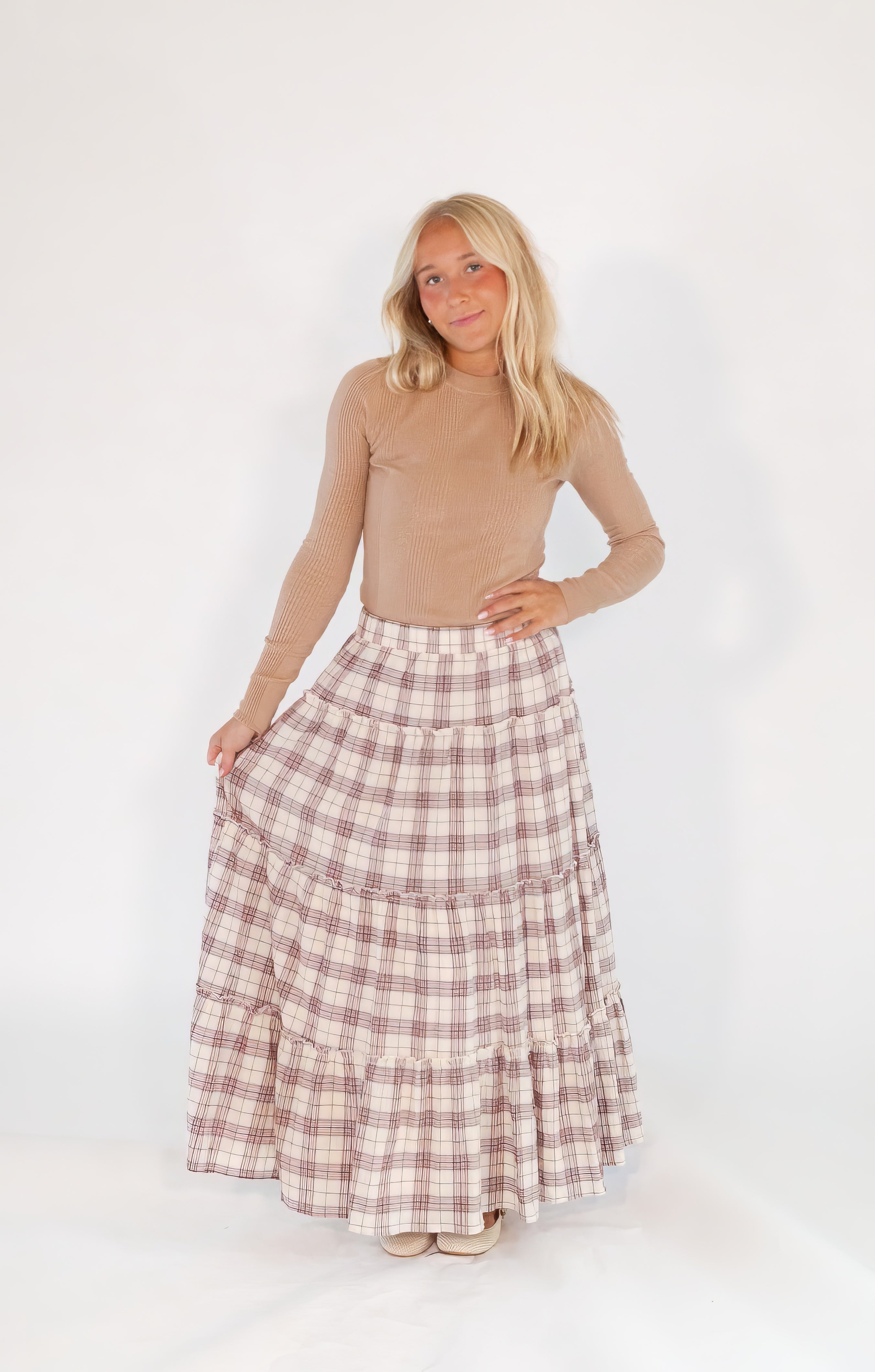 Safi Ruffled Maxi Skirt