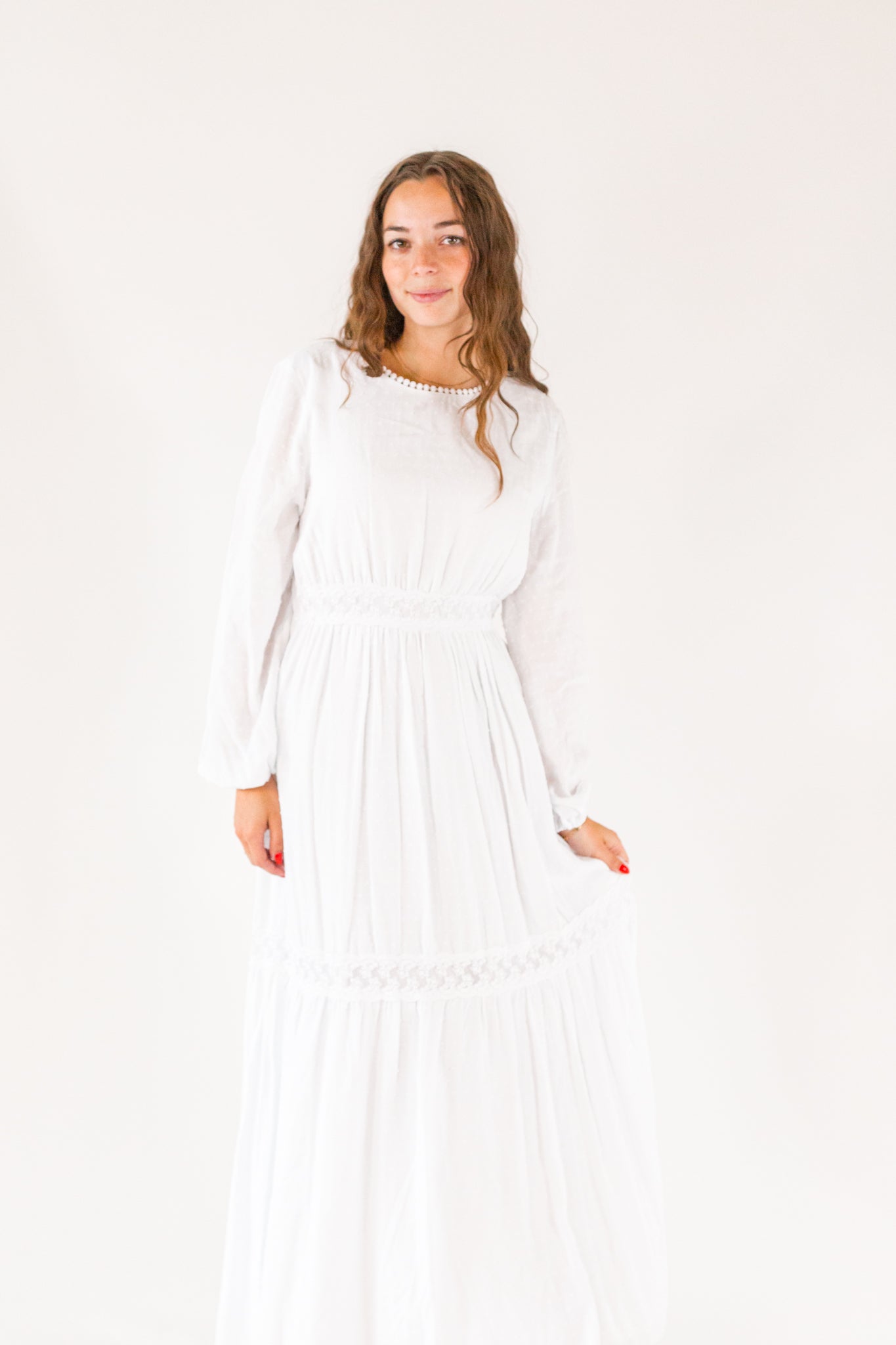 Polina White Dress