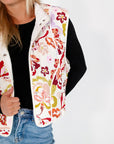 Weezy Floral Quilted Vest