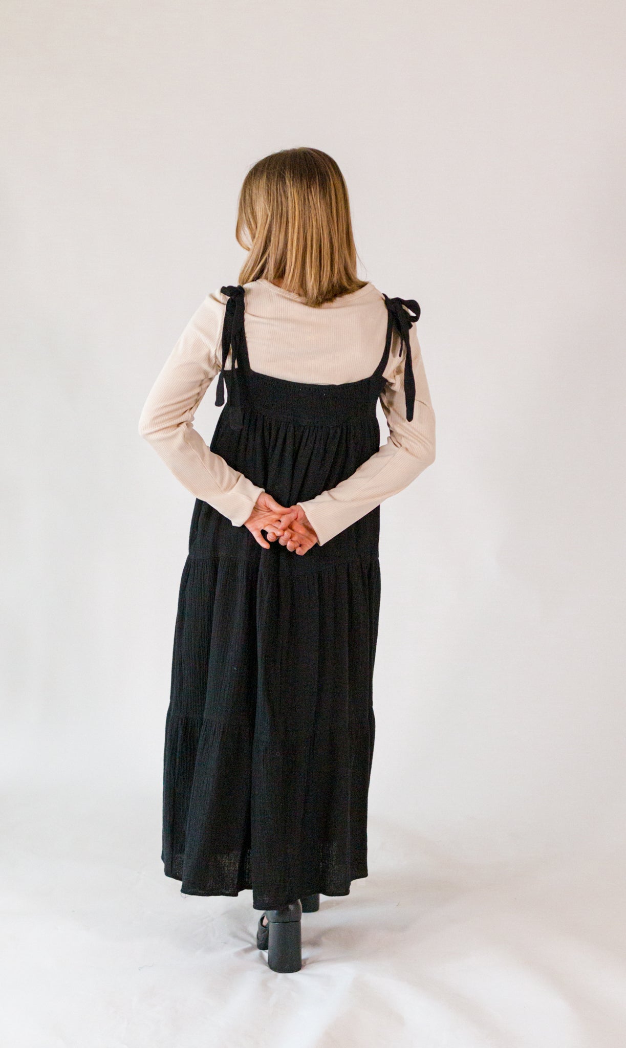 Marley Overall Dress・Black