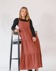 Marley Overall Dress・Rust