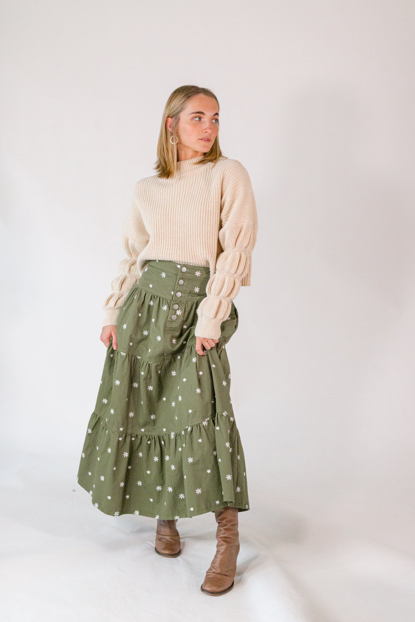 Indi Floral Skirt