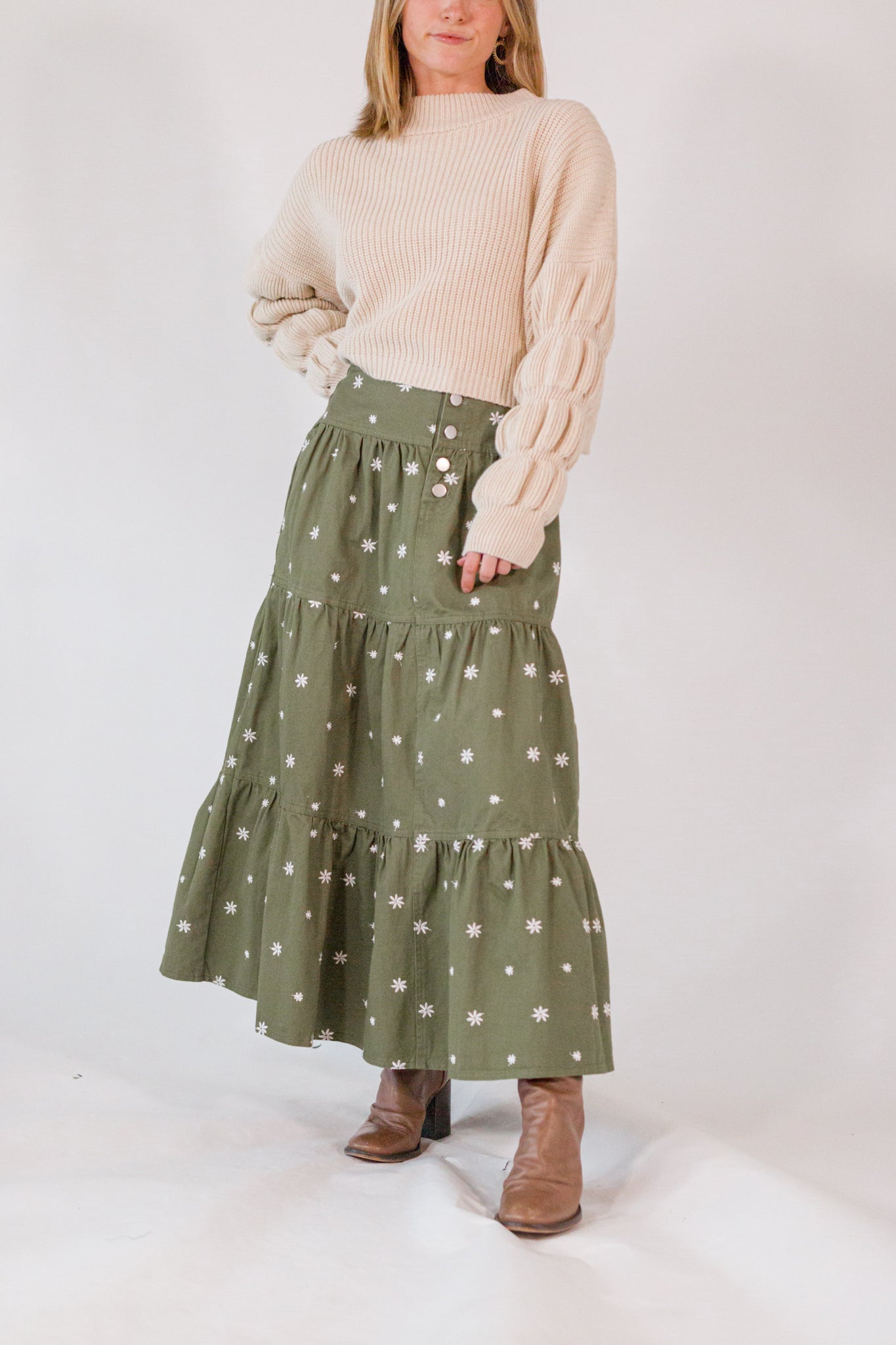 Indi Floral Skirt