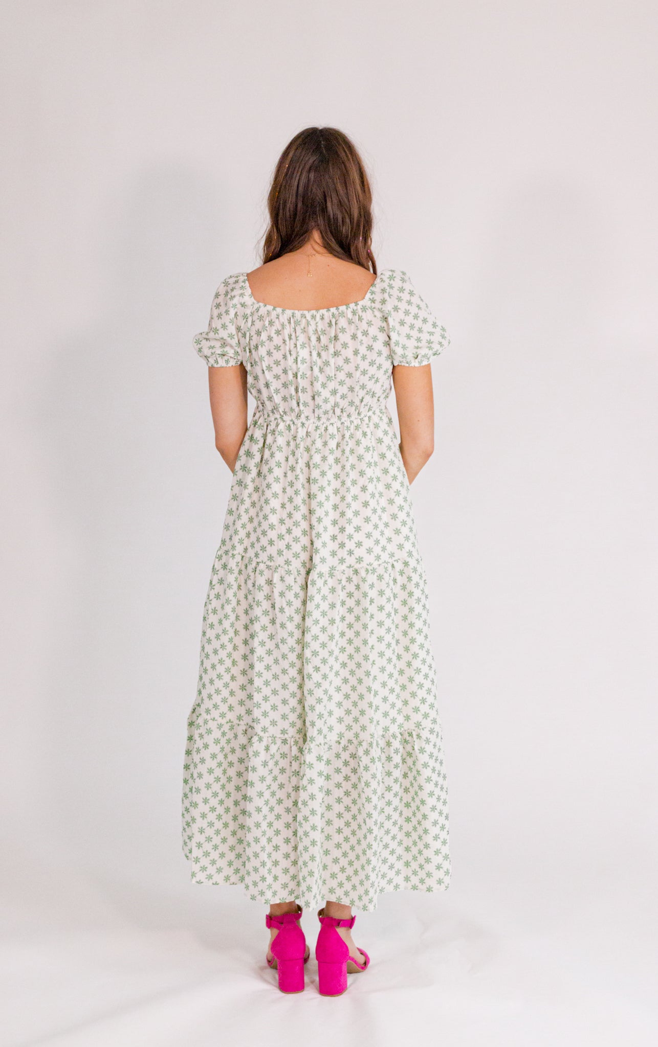 Nina Maxi Dress・Green