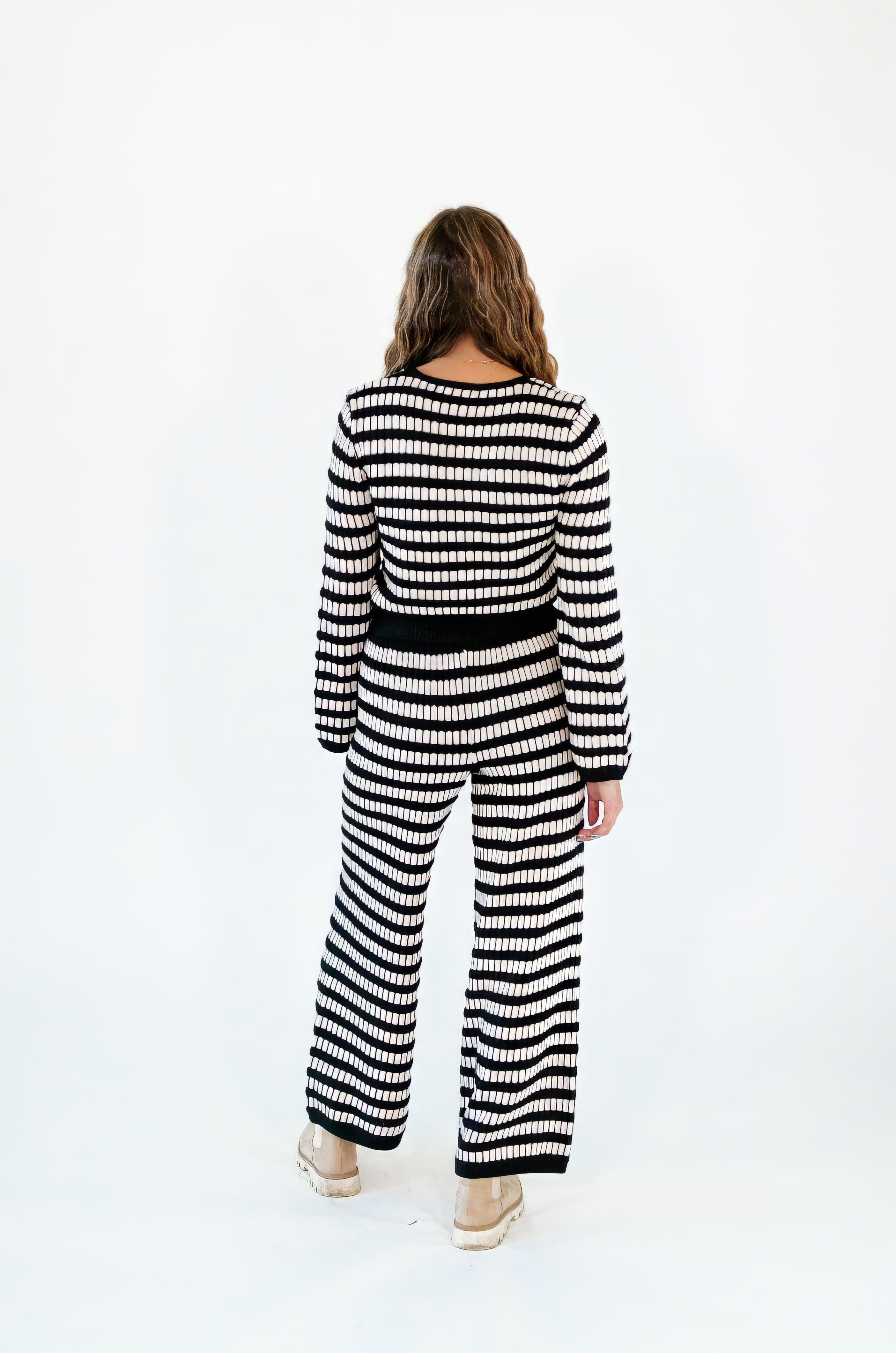 Bridget Striped Knit Set