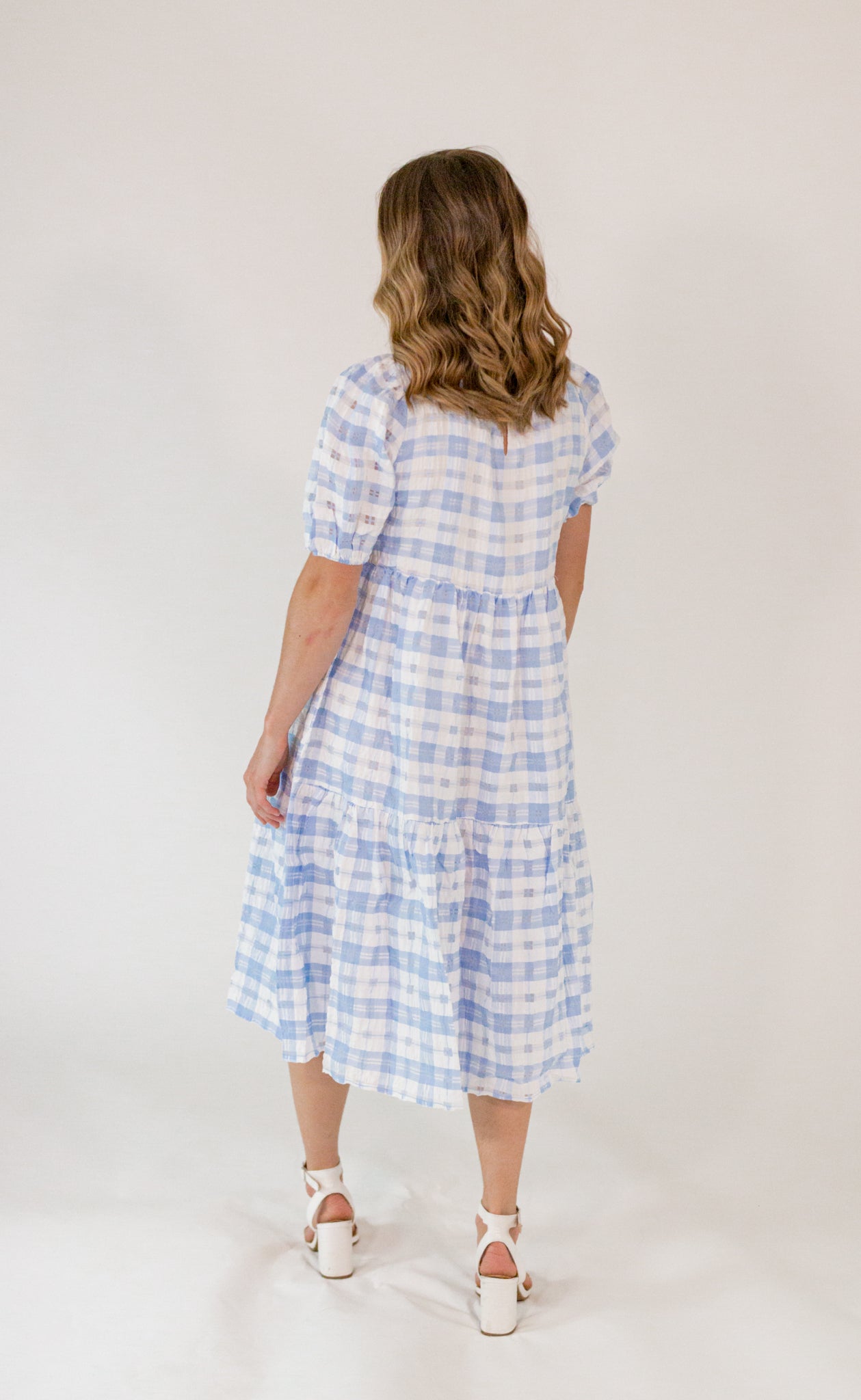 Alvina Checkered Dress
