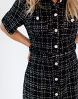 Brantley Tweed Midi Dress