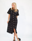 Brantley Tweed Midi Dress