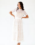 Angelica Lace Midi Dress