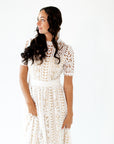 Angelica Lace Midi Dress