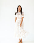 Angelica Lace Midi Dress