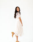 Angelica Lace Midi Dress