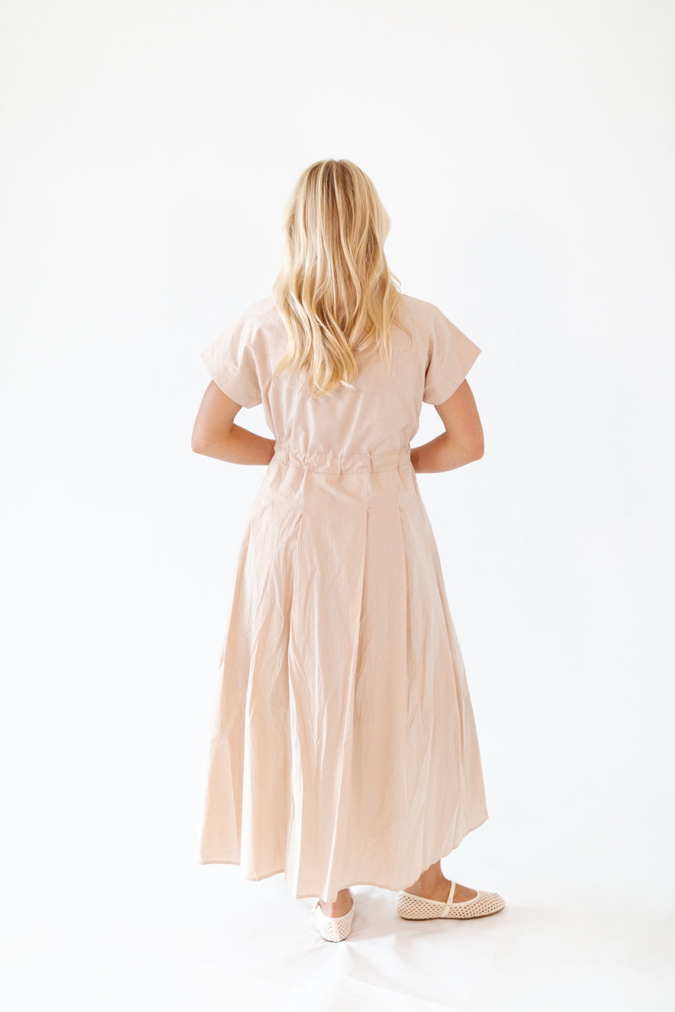 Moira Linen Button Down Dress