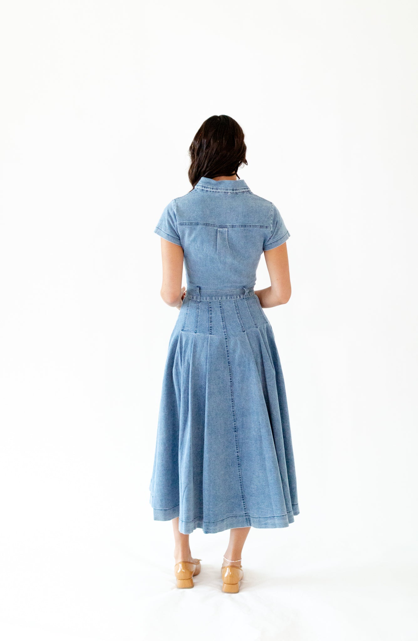 Kiera Button Down Denim Dress