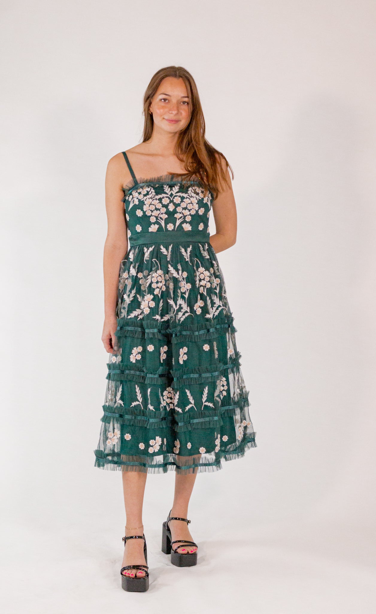 Veronica Embroidered Dress