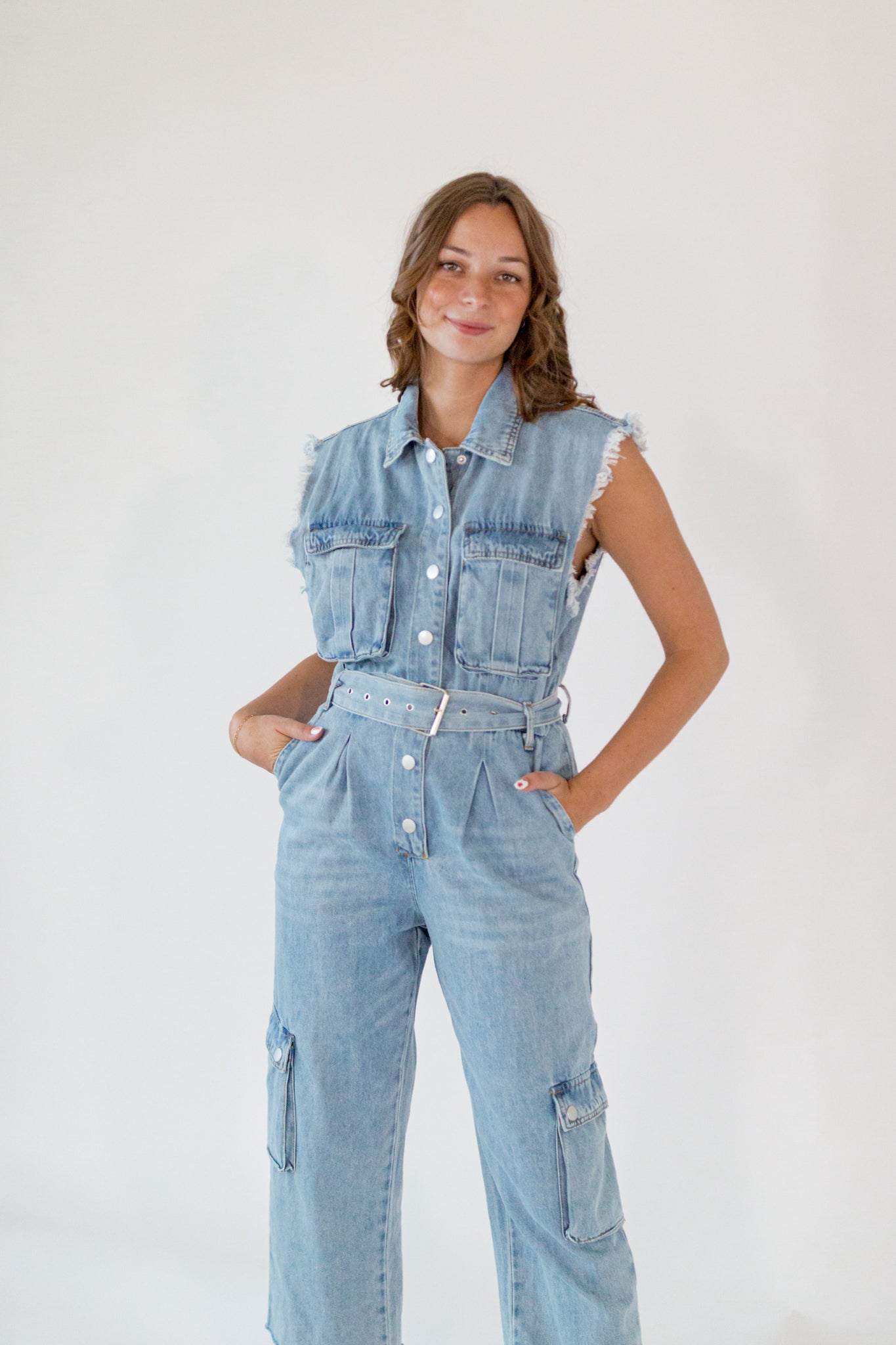 Cale Belted Jumpsuit