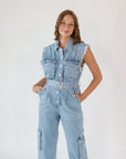 Cale Belted Jumpsuit