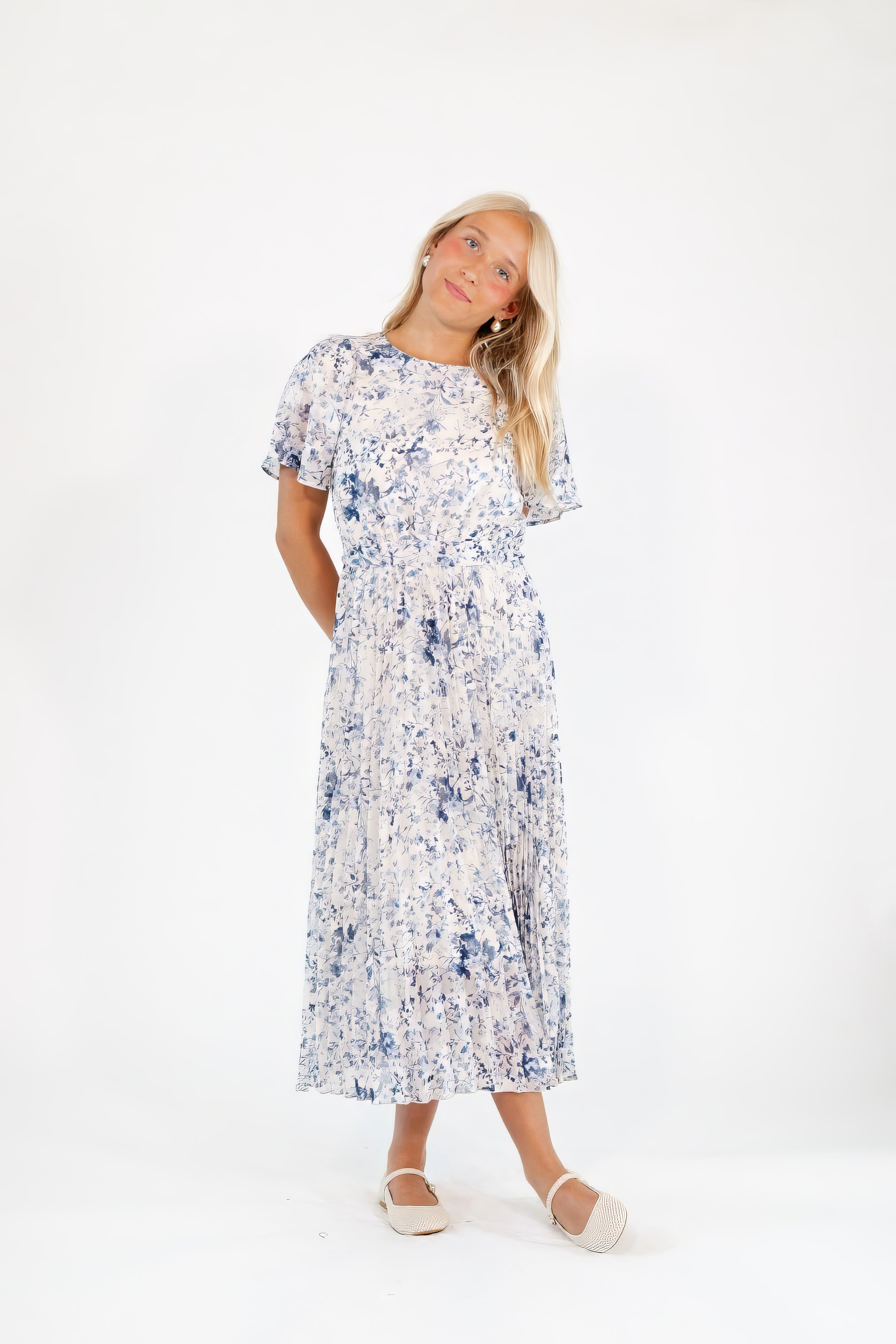 Acacia Floral Midi Dress