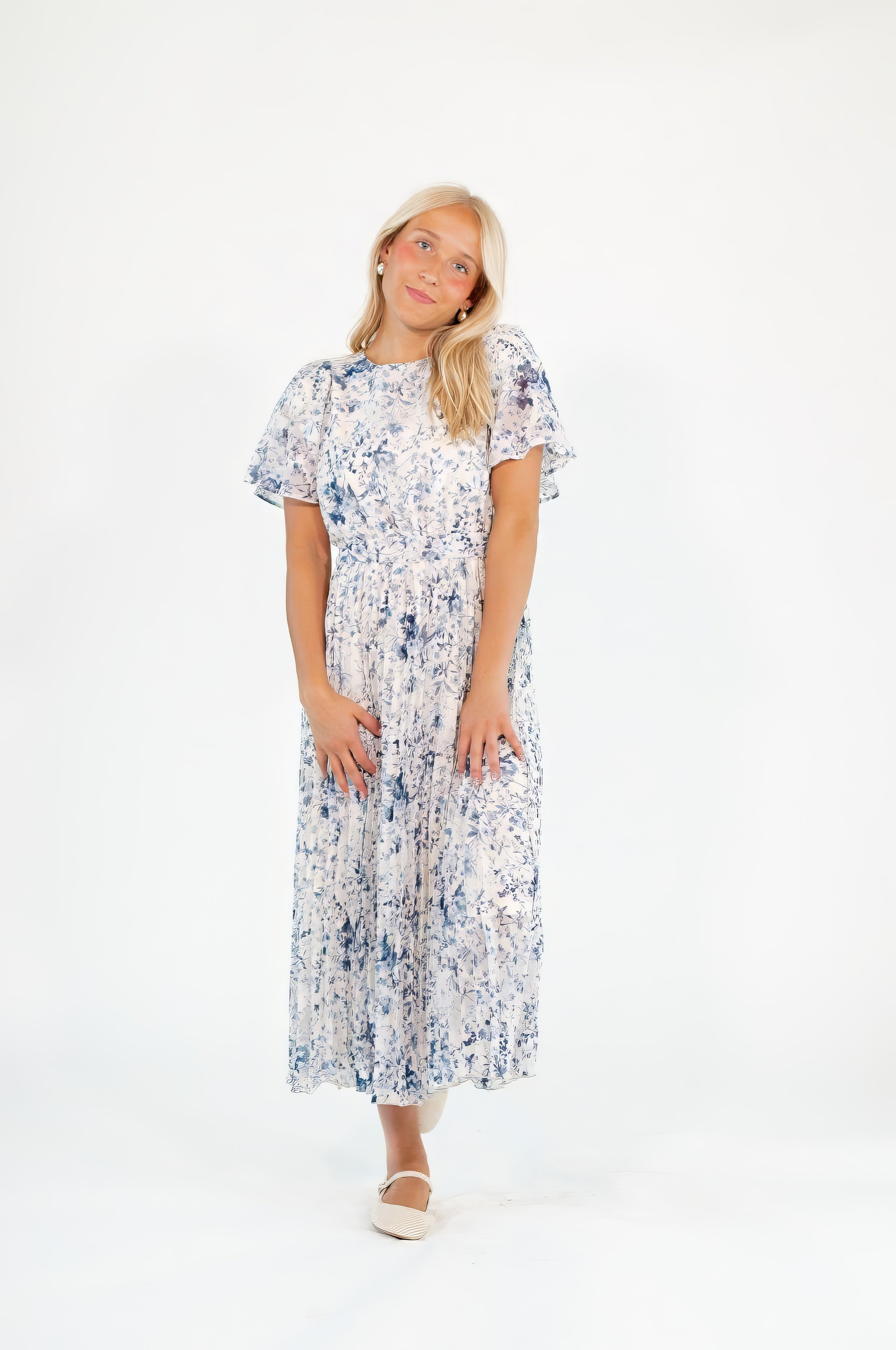 Acacia Floral Midi Dress