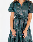 Jemma Vegan Leather Dress