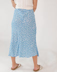 Papaya Floral Skirt