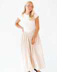 Cece Mixed Media Dress