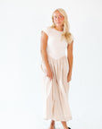 Cece Mixed Media Dress