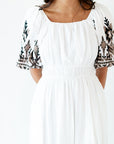Hilda Embroidered Maxi Dress