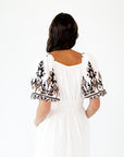 Hilda Embroidered Maxi Dress